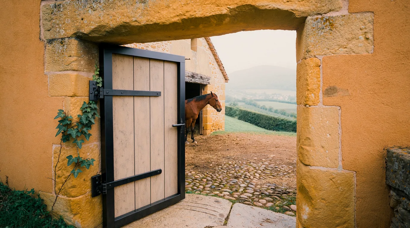 Entrée, Poney Club de Richemont, centre équestre à Villette-sur-Ain