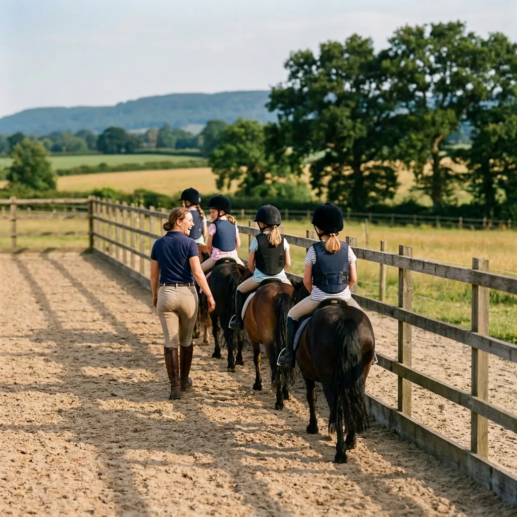 Cours de poney à Villette-sur-Ain, Ain